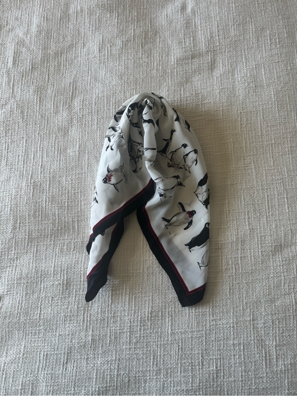 Set of Talbot Printed Silk Scarves - Picture 6 of 10